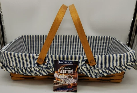 Antique Blue Basket Liners thumbnail
