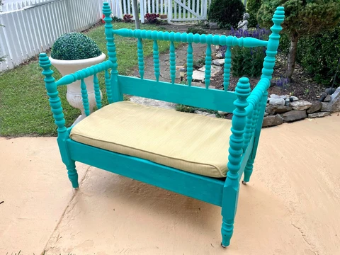 Antique Blue Benches thumbnail