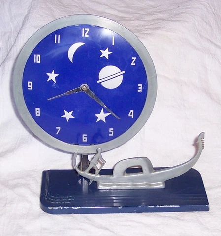 Antique Blue Desk Clocks thumbnail