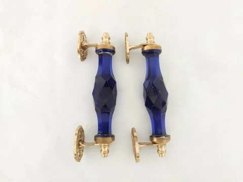 Antique Blue Door Handles thumbnail