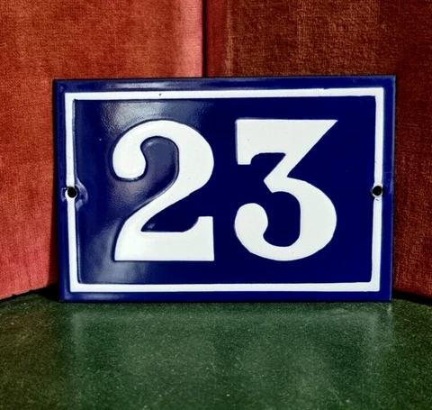 Antique Blue House Numbers thumbnail