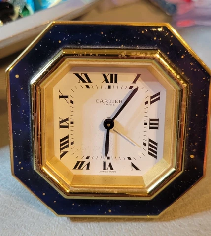 Antique Blue Travel Clocks thumbnail