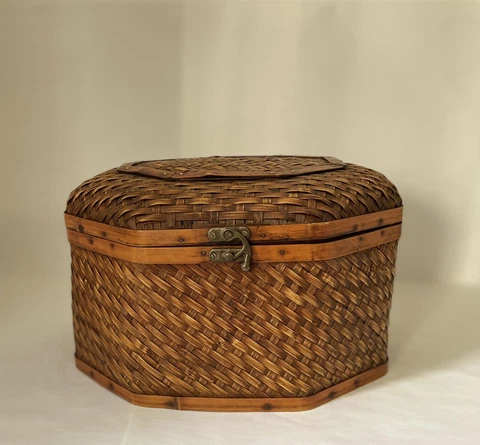 Antique Bohemian Storage Baskets thumbnail