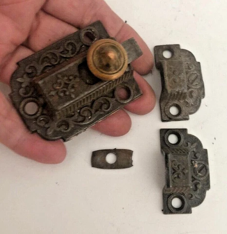 Antique Brass Cabinet Locks thumbnail