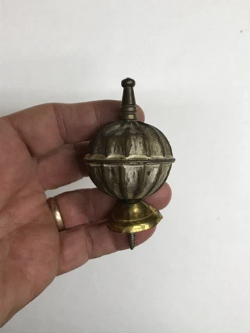 Antique Brass Clock Finials thumbnail