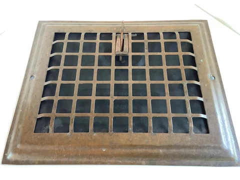 Antique Brass Heating Grates thumbnail