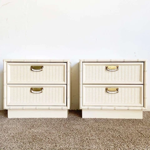 Antique Brass Nightstands thumbnail