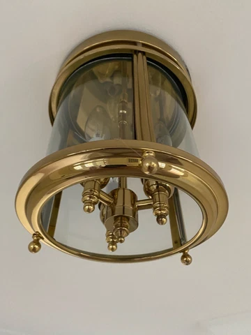 Antique Brass Semi-Flush Mounts thumbnail