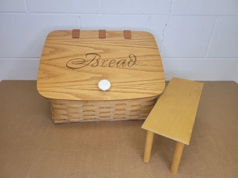 Antique Bread Baskets with Lid thumbnail
