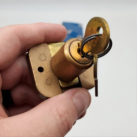 Antique Bronze Cabinet Locks thumbnail