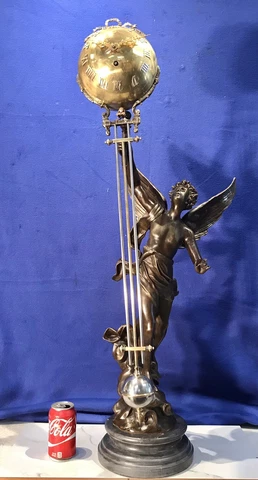 Antique Bronze Desk Clocks thumbnail