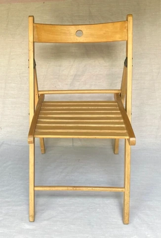Antique Brown Folding Chairs thumbnail