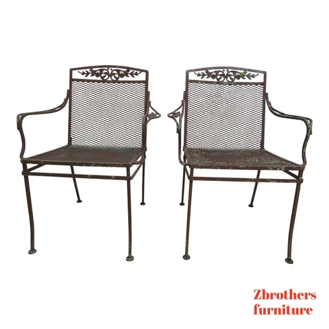 Antique Brown Lounge Chairs thumbnail