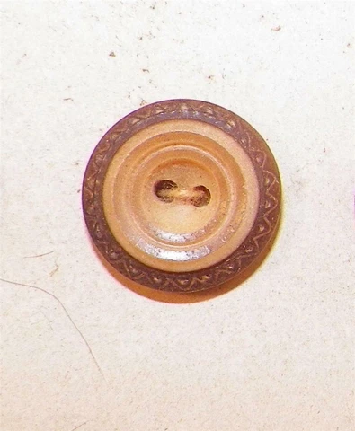 Antique Brown Sewing 2-Hole Flat Buttons thumbnail