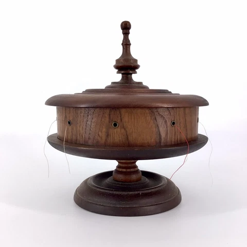 Antique Brown Sewing Boxes thumbnail