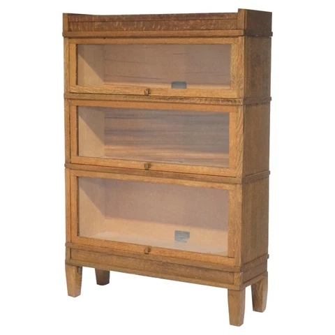 Antique Brown Stacking Bookcases thumbnail