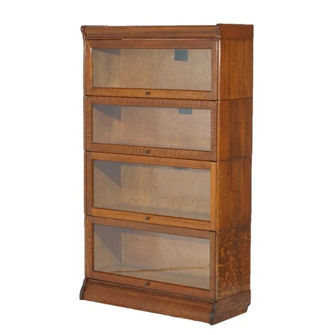 Antique Brown Stacking Bookcases thumbnail
