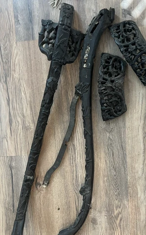 Antique Brown Table Legs thumbnail
