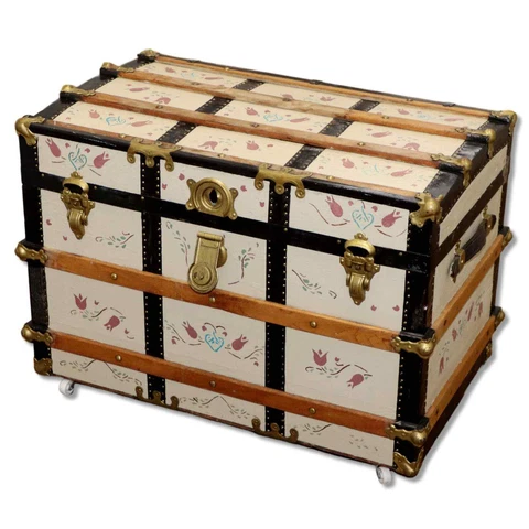 Antique Canvas Steamer Trunks thumbnail