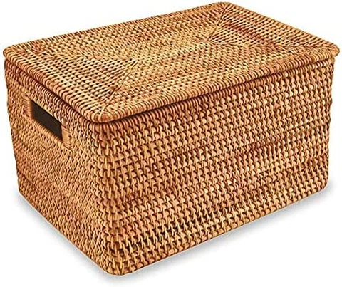 Antique Canvas Storage Baskets thumbnail