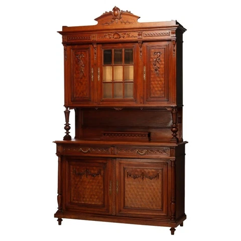 Antique Carvings China Cabinets thumbnail