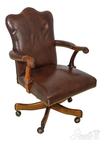 Antique Carvings Desk Chairs thumbnail