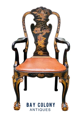 Antique Carvings Desk Chairs thumbnail