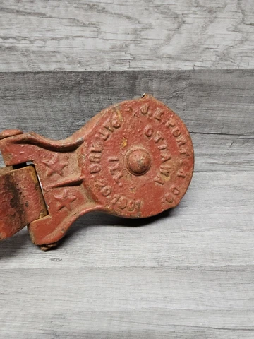 Antique Cast Iron Barn Door Rollers thumbnail