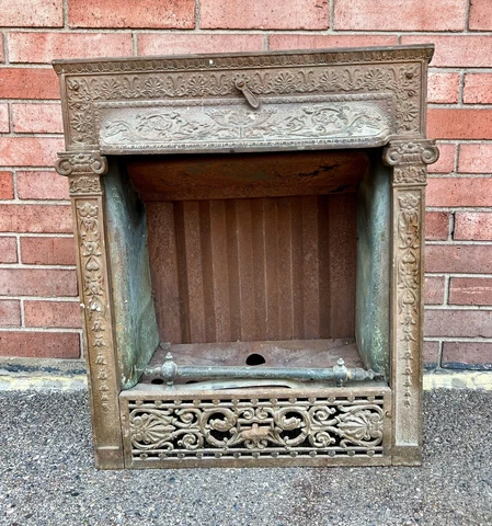 Antique Cast Iron Fireplace Covers - HiCollectors