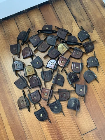 Antique Cast Iron Window Sash Locks thumbnail