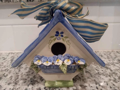 Antique Ceramic Bird Houses thumbnail