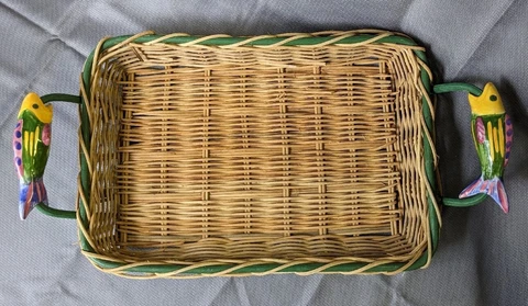 Antique Ceramic Bread Baskets thumbnail