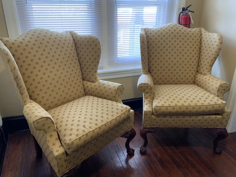 Antique Chairs with Cushion thumbnail