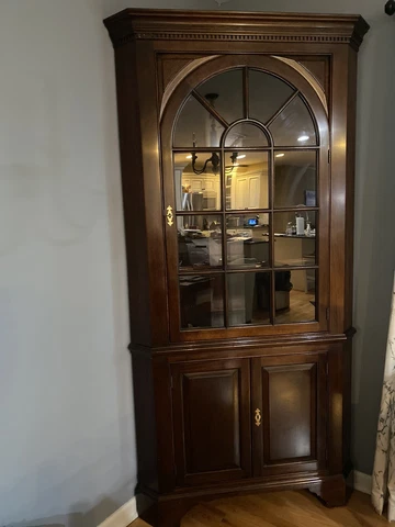 Antique Cherry Corner Cabinets thumbnail