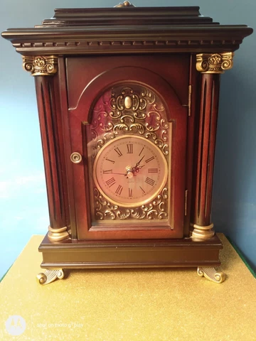 Antique Cherry Desk Clocks thumbnail