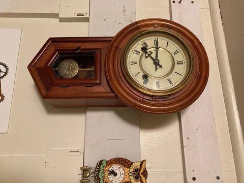 Antique Cherry Wall Clocks thumbnail