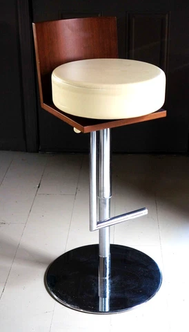 Antique Chrome Bar Stools thumbnail