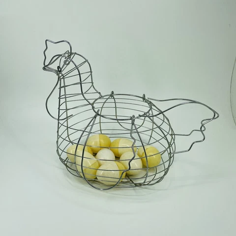 Antique Chrome Wire Baskets thumbnail