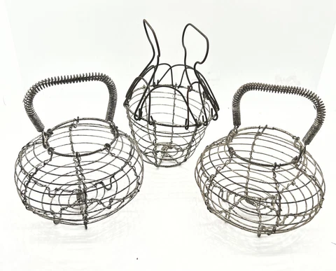 Antique Circle Wire Baskets thumbnail