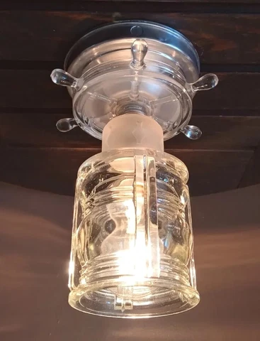 Antique Clear Semi-Flush Mounts thumbnail