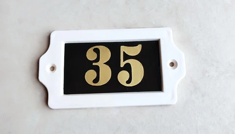 Antique Copper House Numbers thumbnail