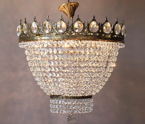 Antique Crystal Chandeliers thumbnail