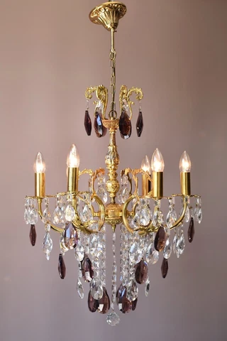 Antique Crystal Chandeliers thumbnail