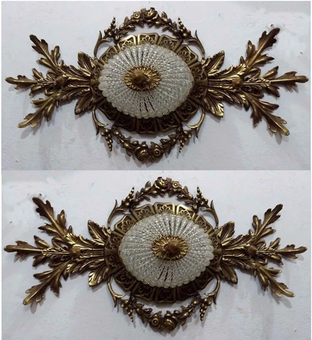 Antique Crystal Flush Mounts thumbnail
