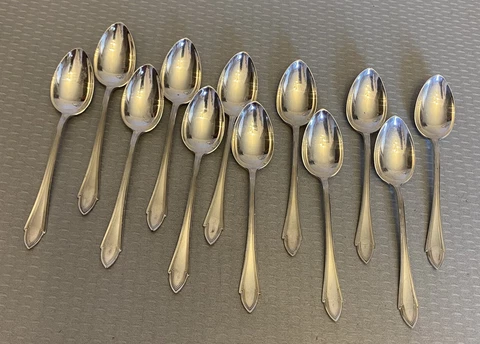 Antique Edwardian Silver Spoons thumbnail