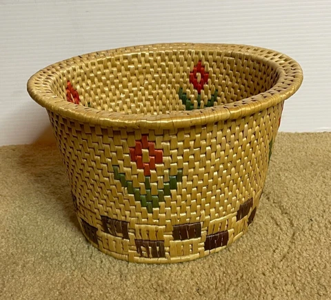 Antique Ethnic Storage Baskets thumbnail