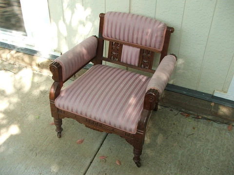 Antique Fabric Armchairs thumbnail