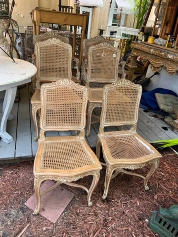 Antique French Dining Chairs thumbnail