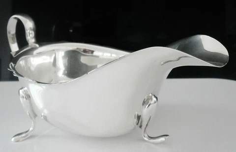 Antique George V Silver Sauce Boats thumbnail