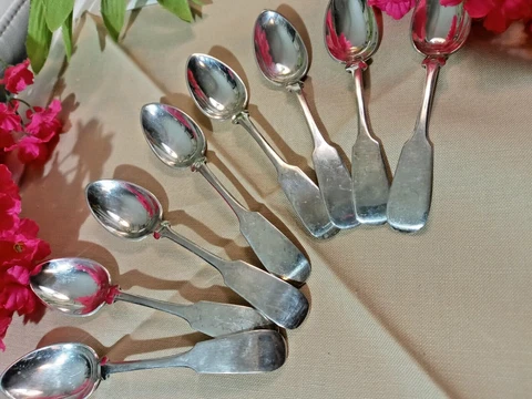 Antique Georgian Silver Spoons thumbnail